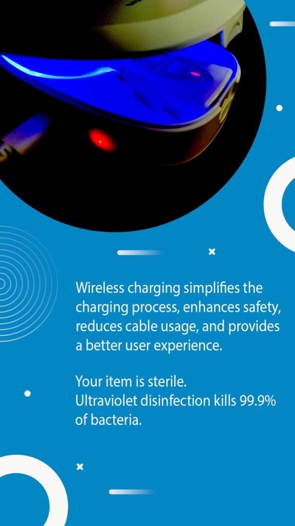 USB charging port and waterproof design of Accelign™ orthodontic accelerator